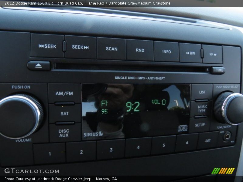 Audio System of 2012 Ram 1500 Big Horn Quad Cab