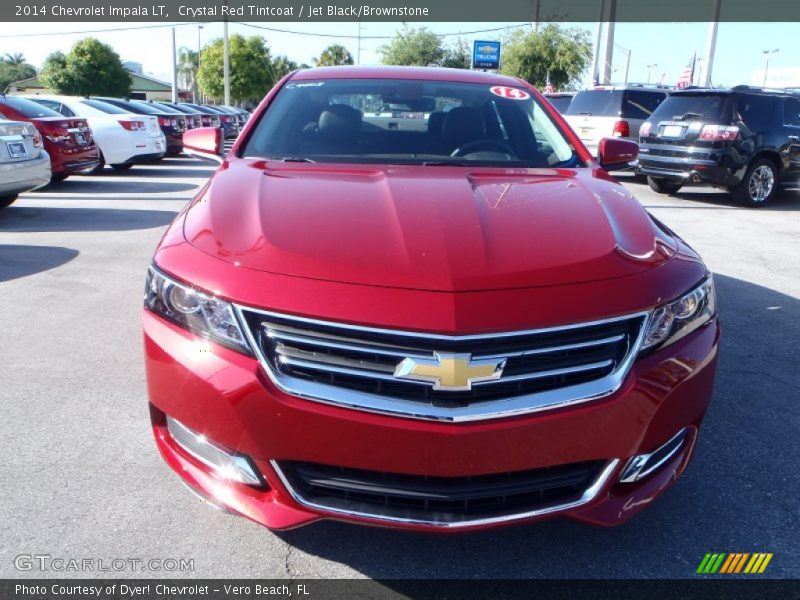 Crystal Red Tintcoat / Jet Black/Brownstone 2014 Chevrolet Impala LT