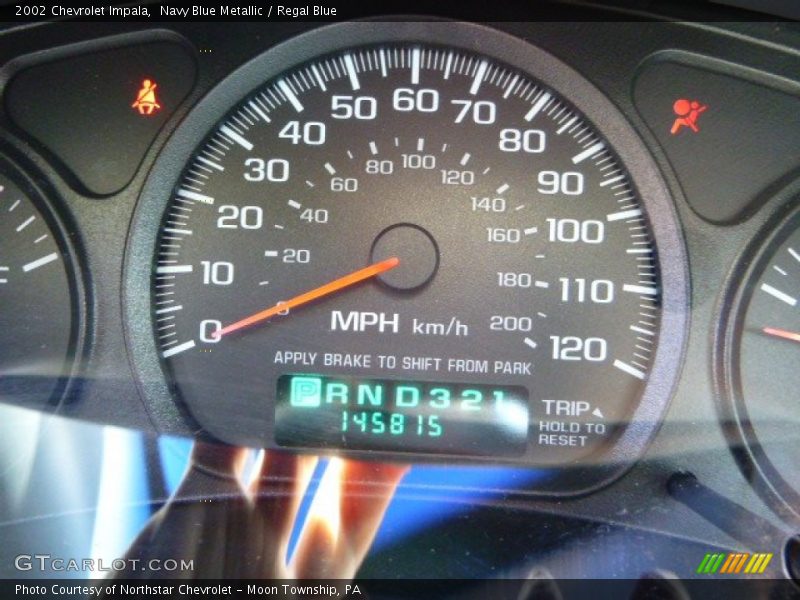 Navy Blue Metallic / Regal Blue 2002 Chevrolet Impala