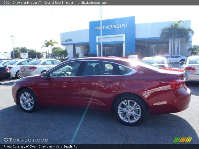 Crystal Red Tintcoat / Jet Black/Brownstone 2014 Chevrolet Impala LT
