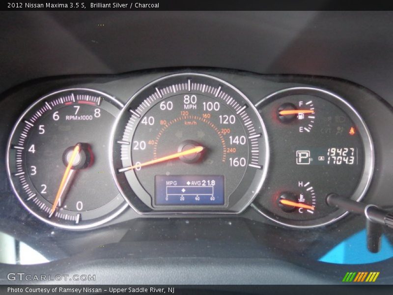 2012 Maxima 3.5 S 3.5 S Gauges