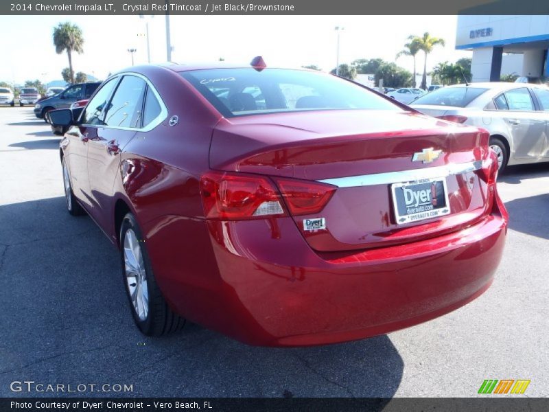 Crystal Red Tintcoat / Jet Black/Brownstone 2014 Chevrolet Impala LT