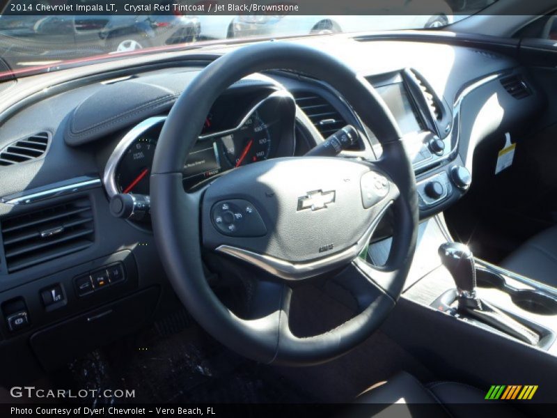 Crystal Red Tintcoat / Jet Black/Brownstone 2014 Chevrolet Impala LT