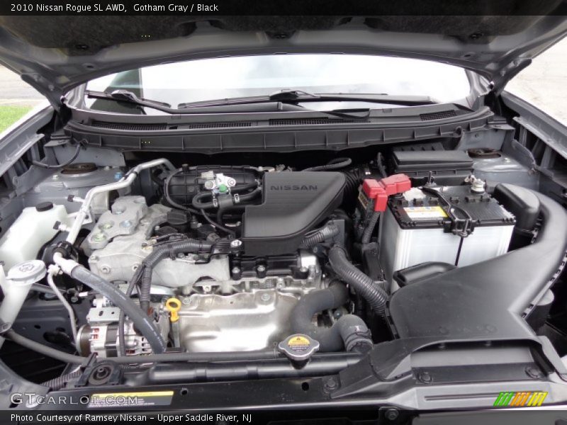 Gotham Gray / Black 2010 Nissan Rogue SL AWD