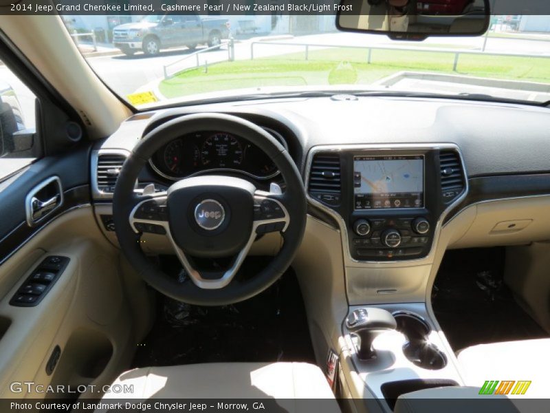 Cashmere Pearl / New Zealand Black/Light Frost 2014 Jeep Grand Cherokee Limited