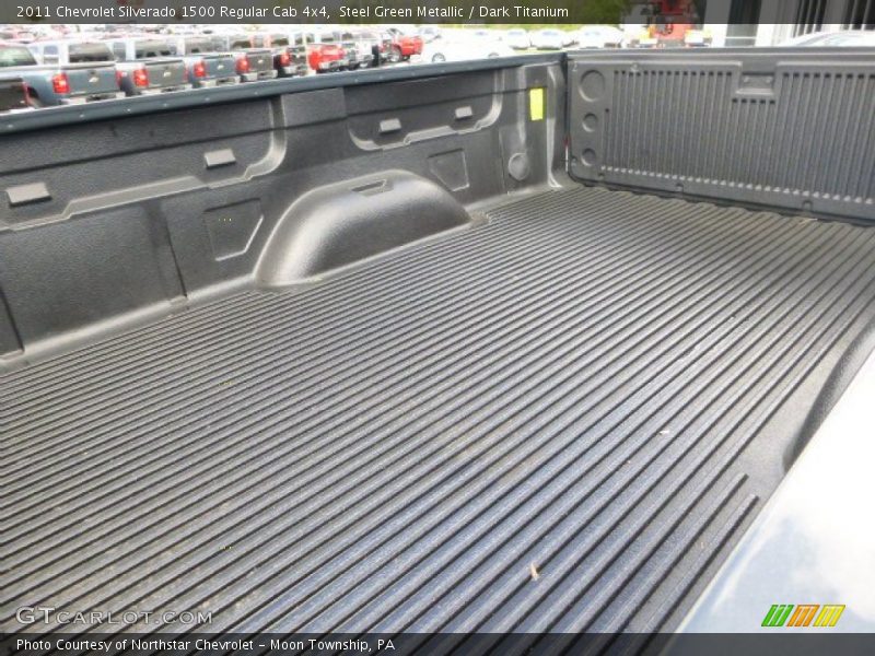 Steel Green Metallic / Dark Titanium 2011 Chevrolet Silverado 1500 Regular Cab 4x4