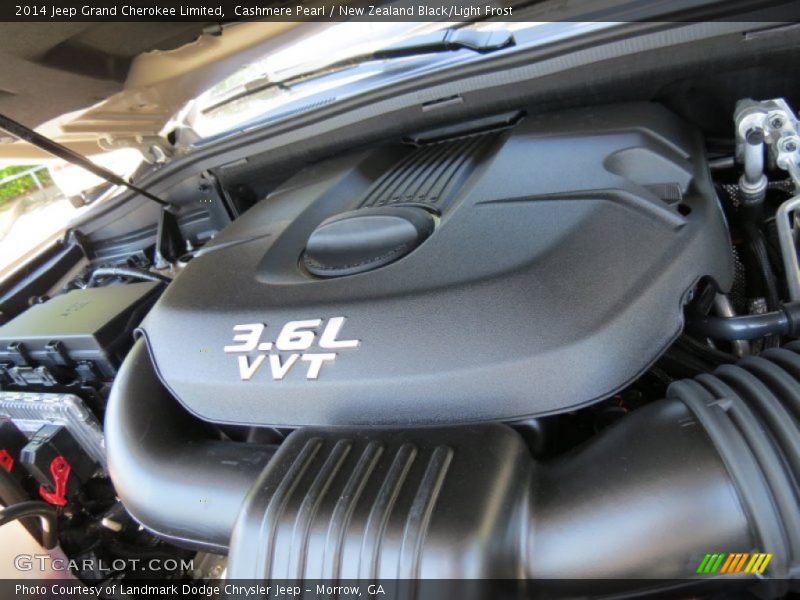 Cashmere Pearl / New Zealand Black/Light Frost 2014 Jeep Grand Cherokee Limited