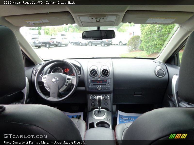 Gotham Gray / Black 2010 Nissan Rogue SL AWD