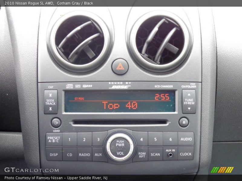 Gotham Gray / Black 2010 Nissan Rogue SL AWD