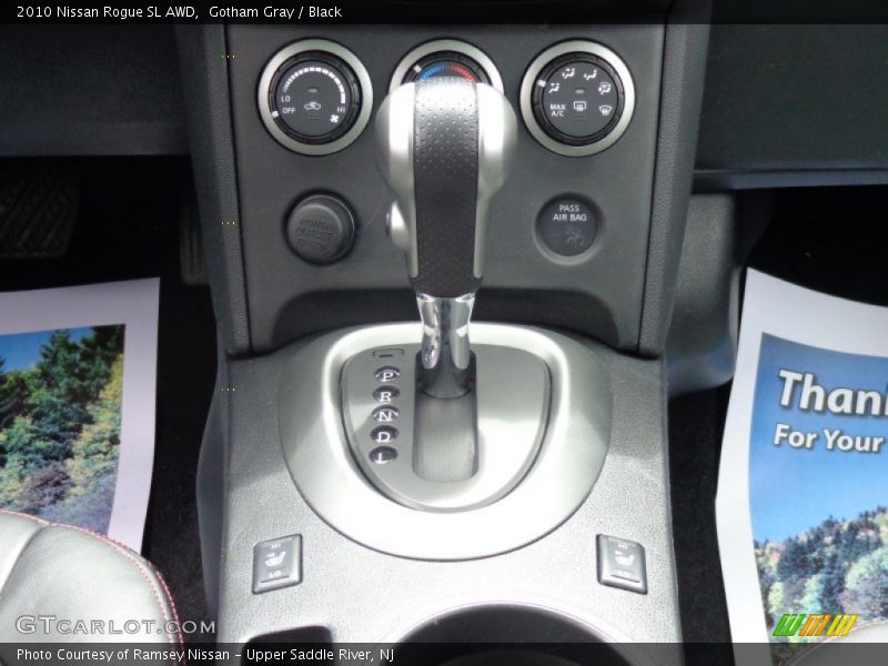 Gotham Gray / Black 2010 Nissan Rogue SL AWD