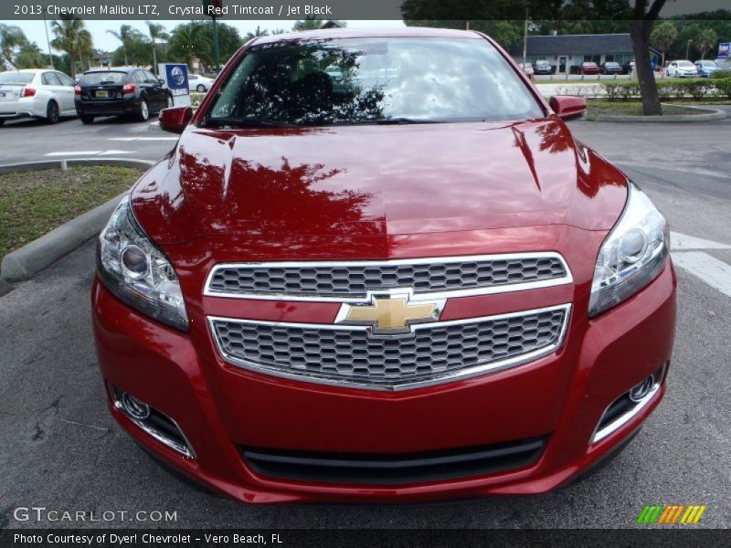 Crystal Red Tintcoat / Jet Black 2013 Chevrolet Malibu LTZ