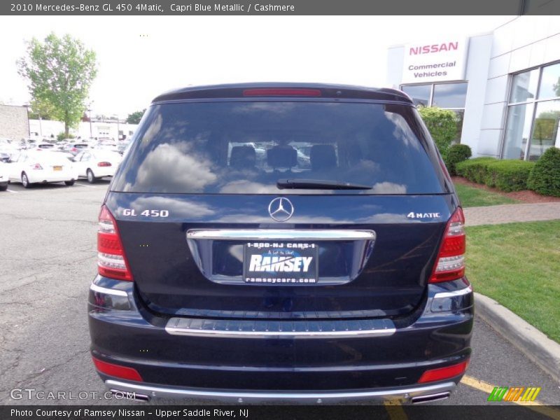 Capri Blue Metallic / Cashmere 2010 Mercedes-Benz GL 450 4Matic