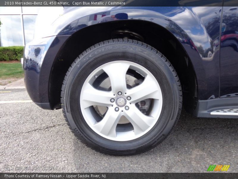 Capri Blue Metallic / Cashmere 2010 Mercedes-Benz GL 450 4Matic
