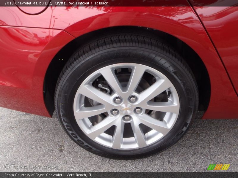 Crystal Red Tintcoat / Jet Black 2013 Chevrolet Malibu LTZ