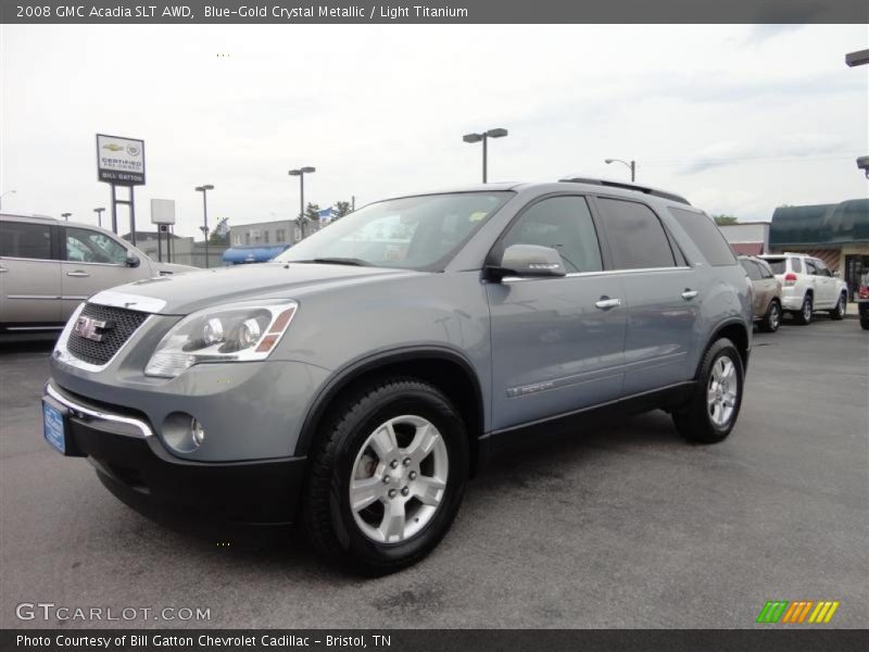 Blue-Gold Crystal Metallic / Light Titanium 2008 GMC Acadia SLT AWD