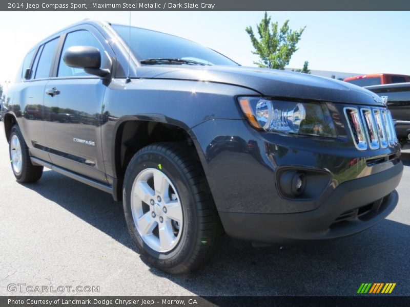 Maximum Steel Metallic / Dark Slate Gray 2014 Jeep Compass Sport
