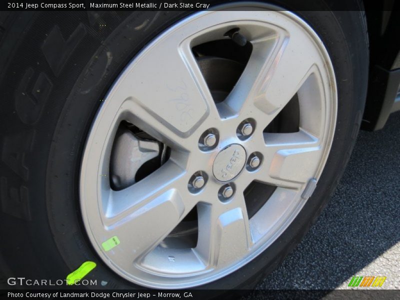 Maximum Steel Metallic / Dark Slate Gray 2014 Jeep Compass Sport
