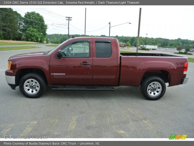  2009 Sierra 1500 SLE Extended Cab Sonoma Red Metallic
