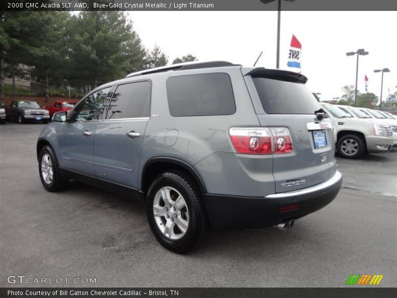 Blue-Gold Crystal Metallic / Light Titanium 2008 GMC Acadia SLT AWD