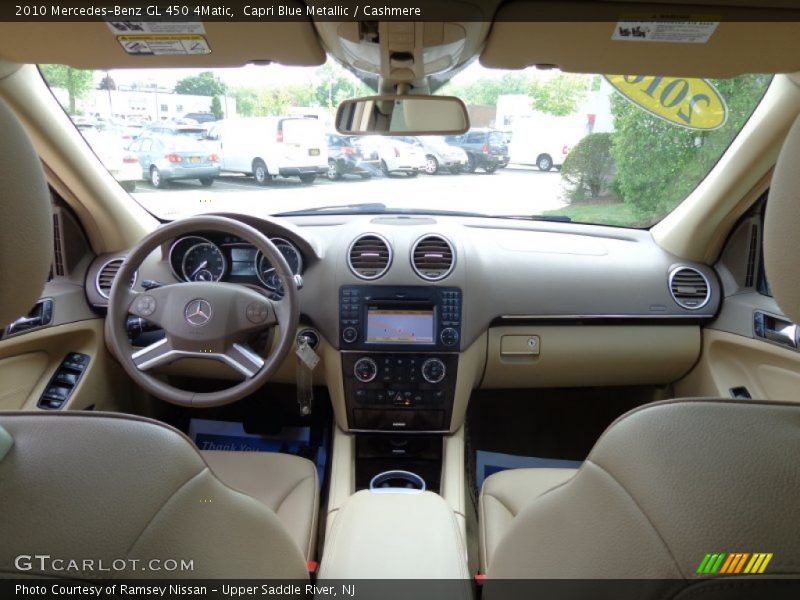 Capri Blue Metallic / Cashmere 2010 Mercedes-Benz GL 450 4Matic
