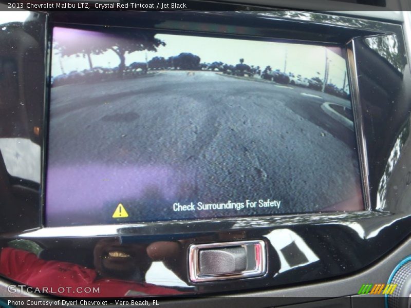 Crystal Red Tintcoat / Jet Black 2013 Chevrolet Malibu LTZ