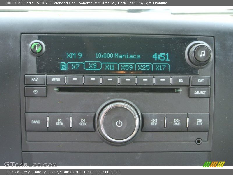 Audio System of 2009 Sierra 1500 SLE Extended Cab