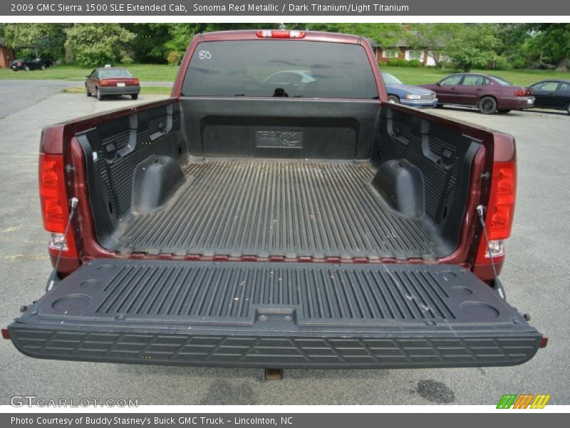 Sonoma Red Metallic / Dark Titanium/Light Titanium 2009 GMC Sierra 1500 SLE Extended Cab