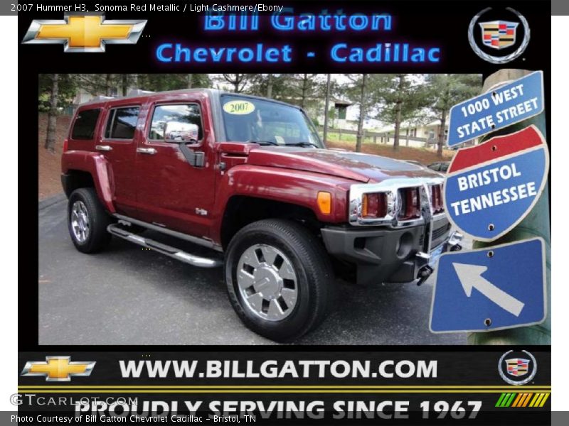 Sonoma Red Metallic / Light Cashmere/Ebony 2007 Hummer H3