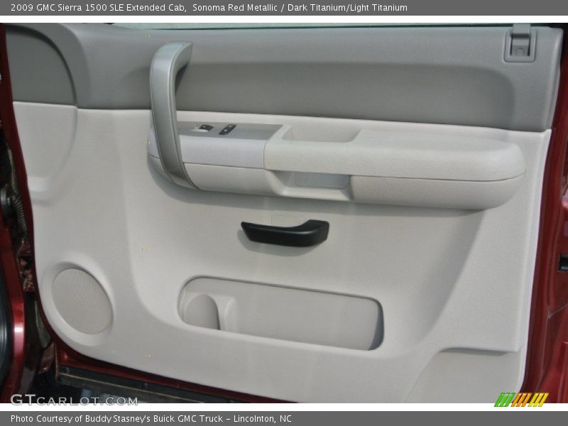 Sonoma Red Metallic / Dark Titanium/Light Titanium 2009 GMC Sierra 1500 SLE Extended Cab