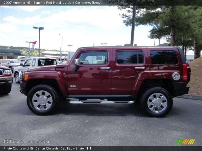  2007 H3  Sonoma Red Metallic