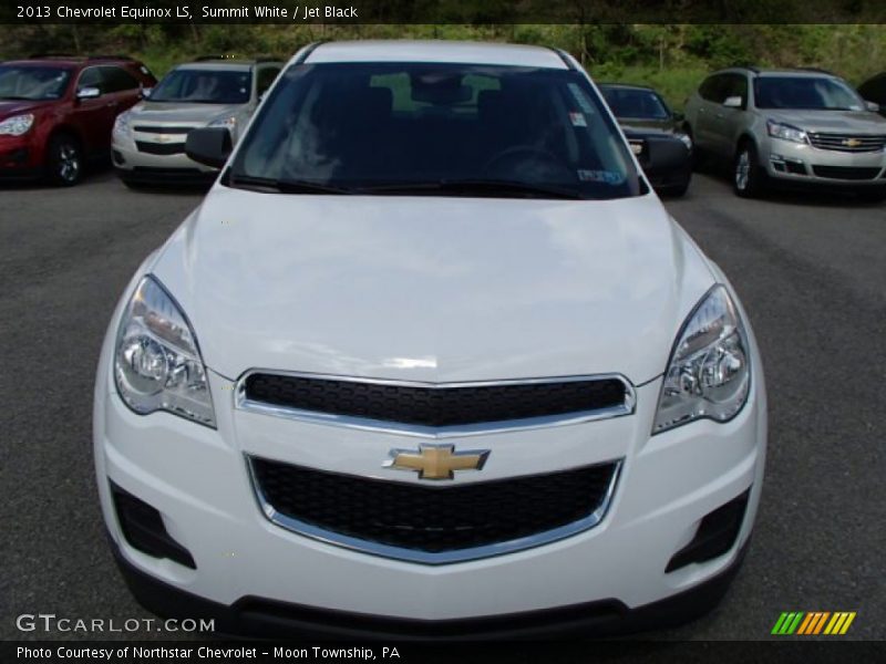 Summit White / Jet Black 2013 Chevrolet Equinox LS