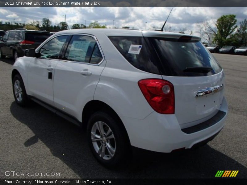 Summit White / Jet Black 2013 Chevrolet Equinox LS