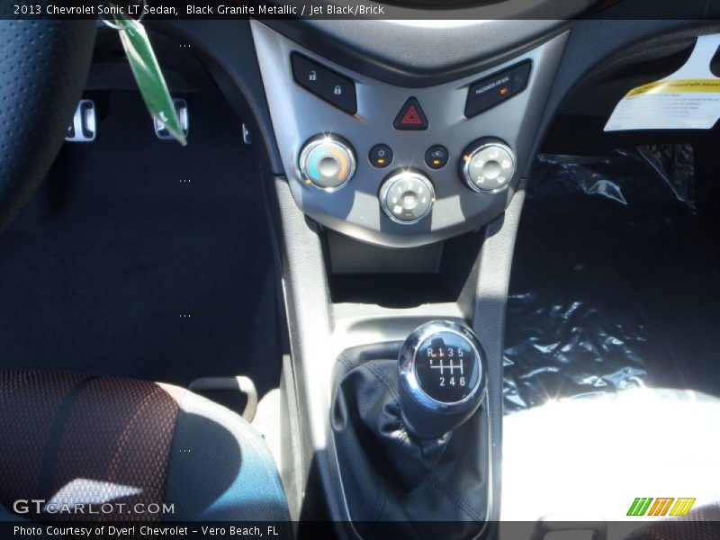  2013 Sonic LT Sedan 6 Speed Manual Shifter