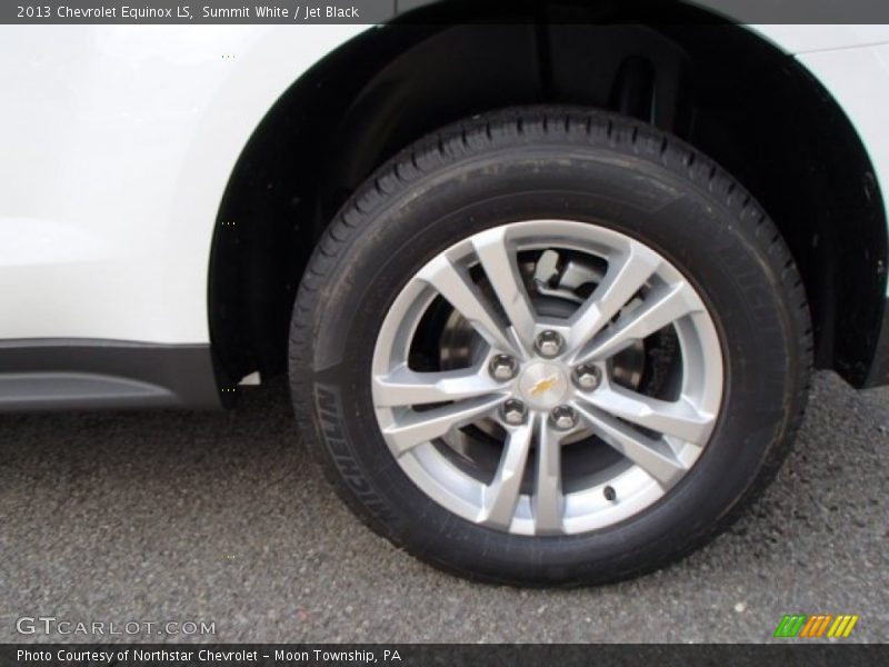 Summit White / Jet Black 2013 Chevrolet Equinox LS