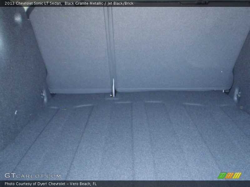 Black Granite Metallic / Jet Black/Brick 2013 Chevrolet Sonic LT Sedan