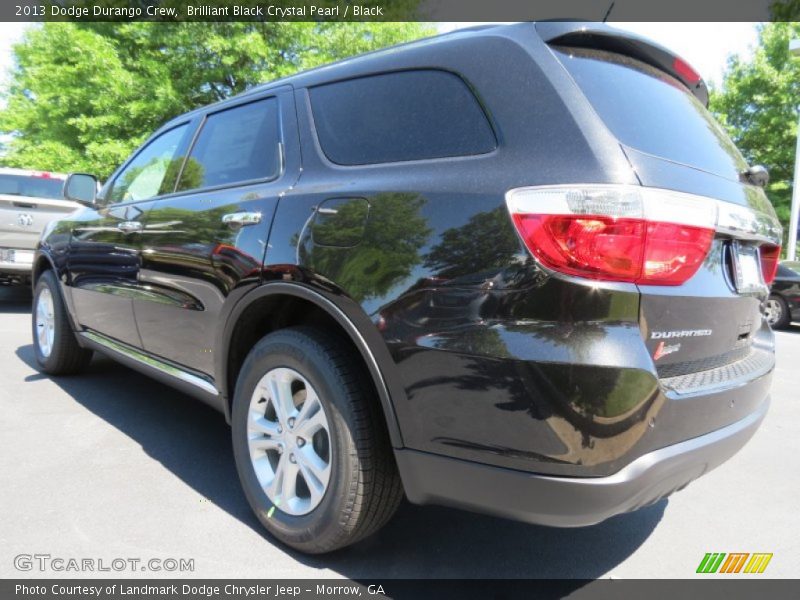 Brilliant Black Crystal Pearl / Black 2013 Dodge Durango Crew