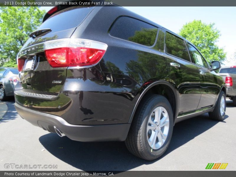 Brilliant Black Crystal Pearl / Black 2013 Dodge Durango Crew