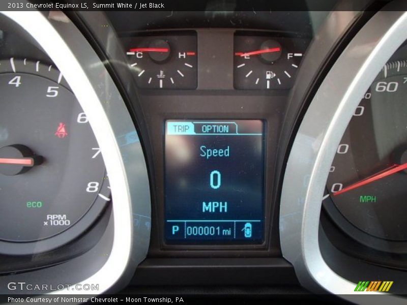 Summit White / Jet Black 2013 Chevrolet Equinox LS