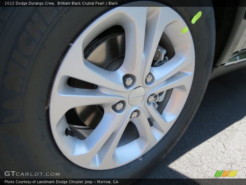Brilliant Black Crystal Pearl / Black 2013 Dodge Durango Crew
