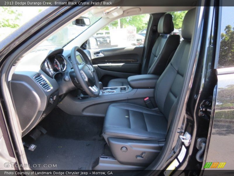 Brilliant Black Crystal Pearl / Black 2013 Dodge Durango Crew