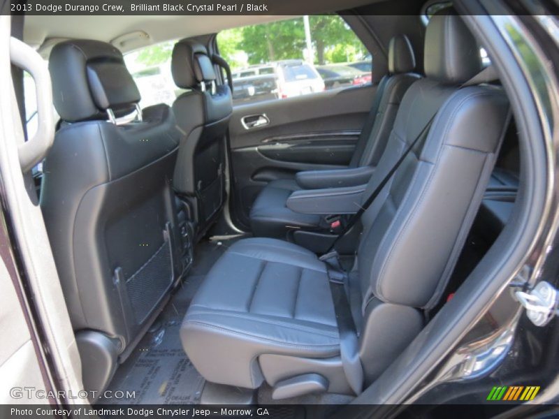 Brilliant Black Crystal Pearl / Black 2013 Dodge Durango Crew