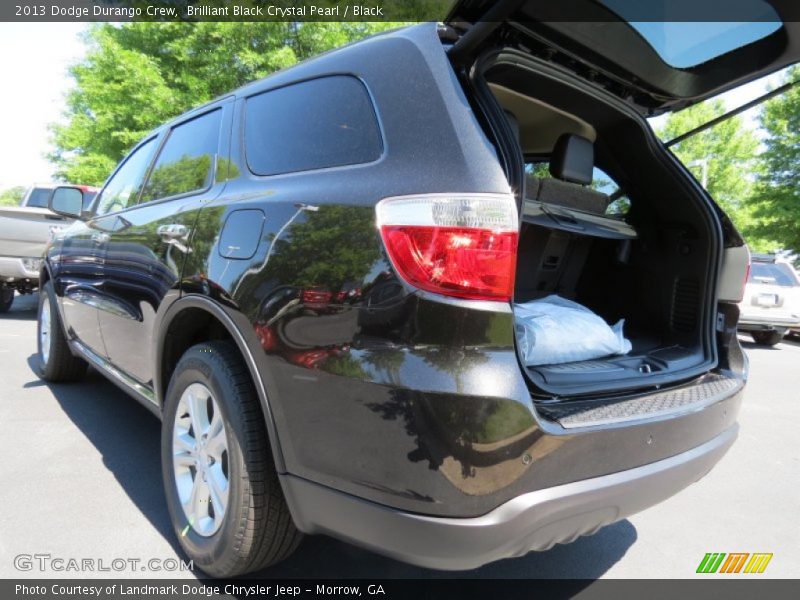 Brilliant Black Crystal Pearl / Black 2013 Dodge Durango Crew