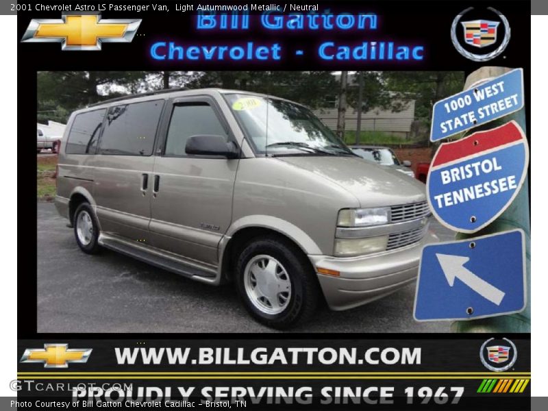 Light Autumnwood Metallic / Neutral 2001 Chevrolet Astro LS Passenger Van