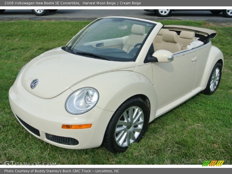 Harvest Moon Beige / Cream Beige 2008 Volkswagen New Beetle SE Convertible