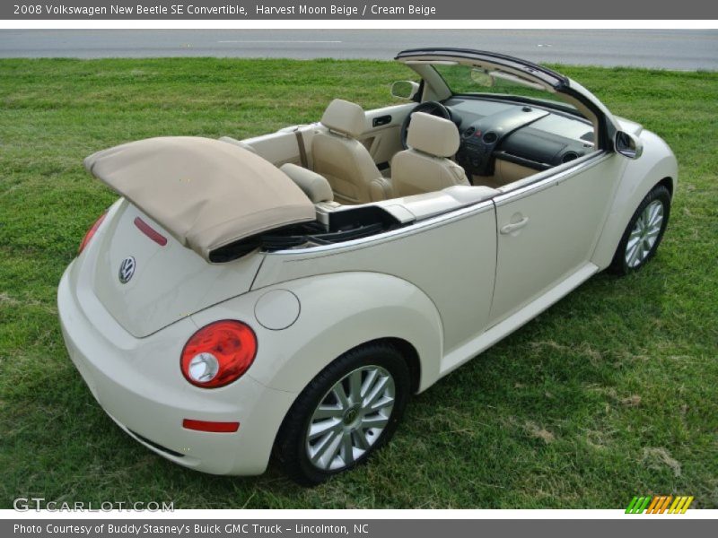 Harvest Moon Beige / Cream Beige 2008 Volkswagen New Beetle SE Convertible