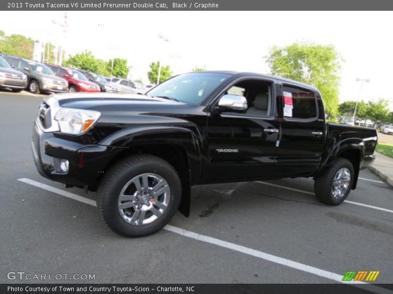 Black / Graphite 2013 Toyota Tacoma V6 Limited Prerunner Double Cab