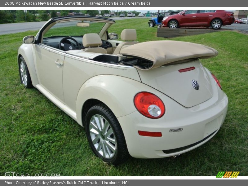 Harvest Moon Beige / Cream Beige 2008 Volkswagen New Beetle SE Convertible