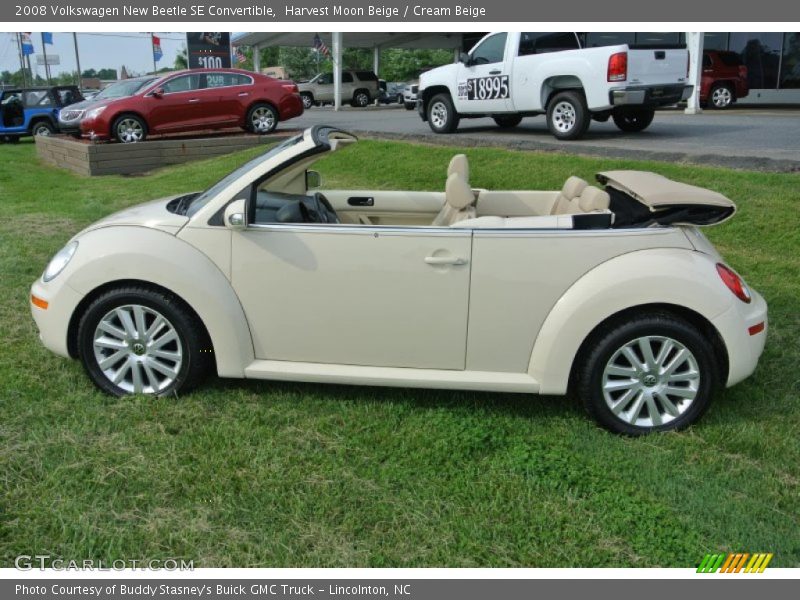 Harvest Moon Beige / Cream Beige 2008 Volkswagen New Beetle SE Convertible