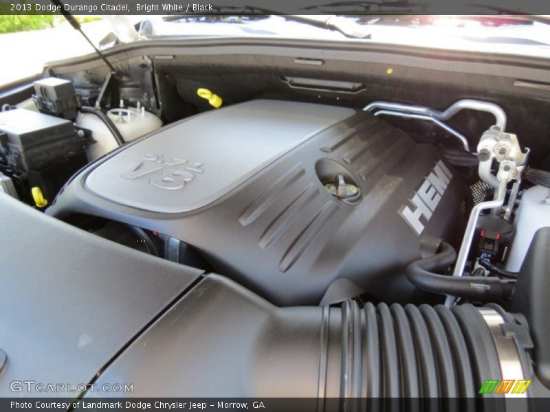 Bright White / Black 2013 Dodge Durango Citadel