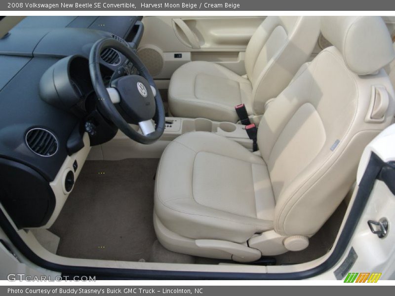 Harvest Moon Beige / Cream Beige 2008 Volkswagen New Beetle SE Convertible